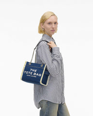 The Denim Chain Small Tote Bag - Dark Wash | Marc Jacobs discount
