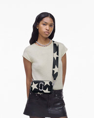 The Star Patchwork Leather Snapshot - Black/White | Marc Jacobs sale