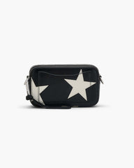 The Star Patchwork Leather Snapshot - Black/White | Marc Jacobs sale