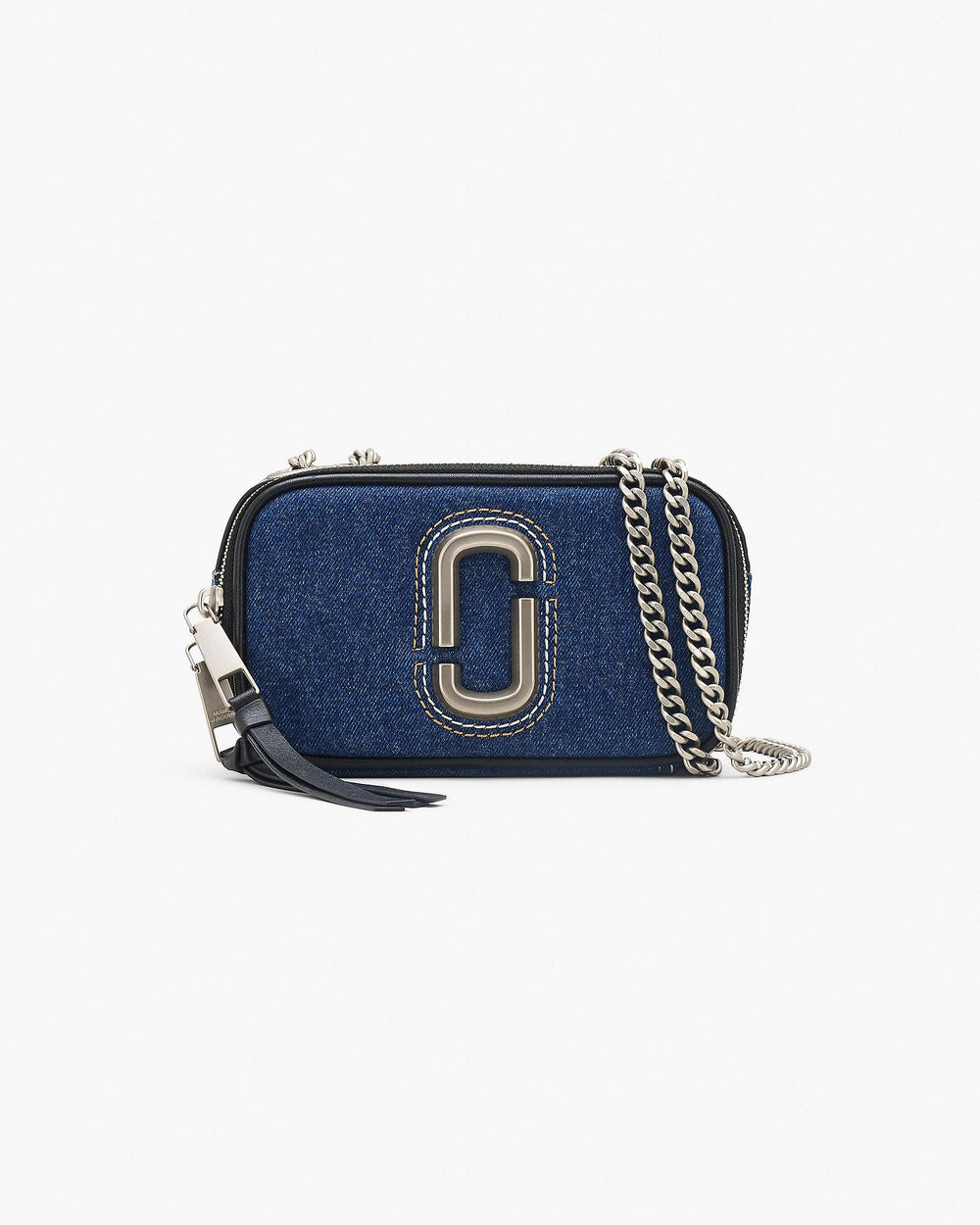 The Denim Chain Softshot - Dark Wash | Marc Jacobs on sale