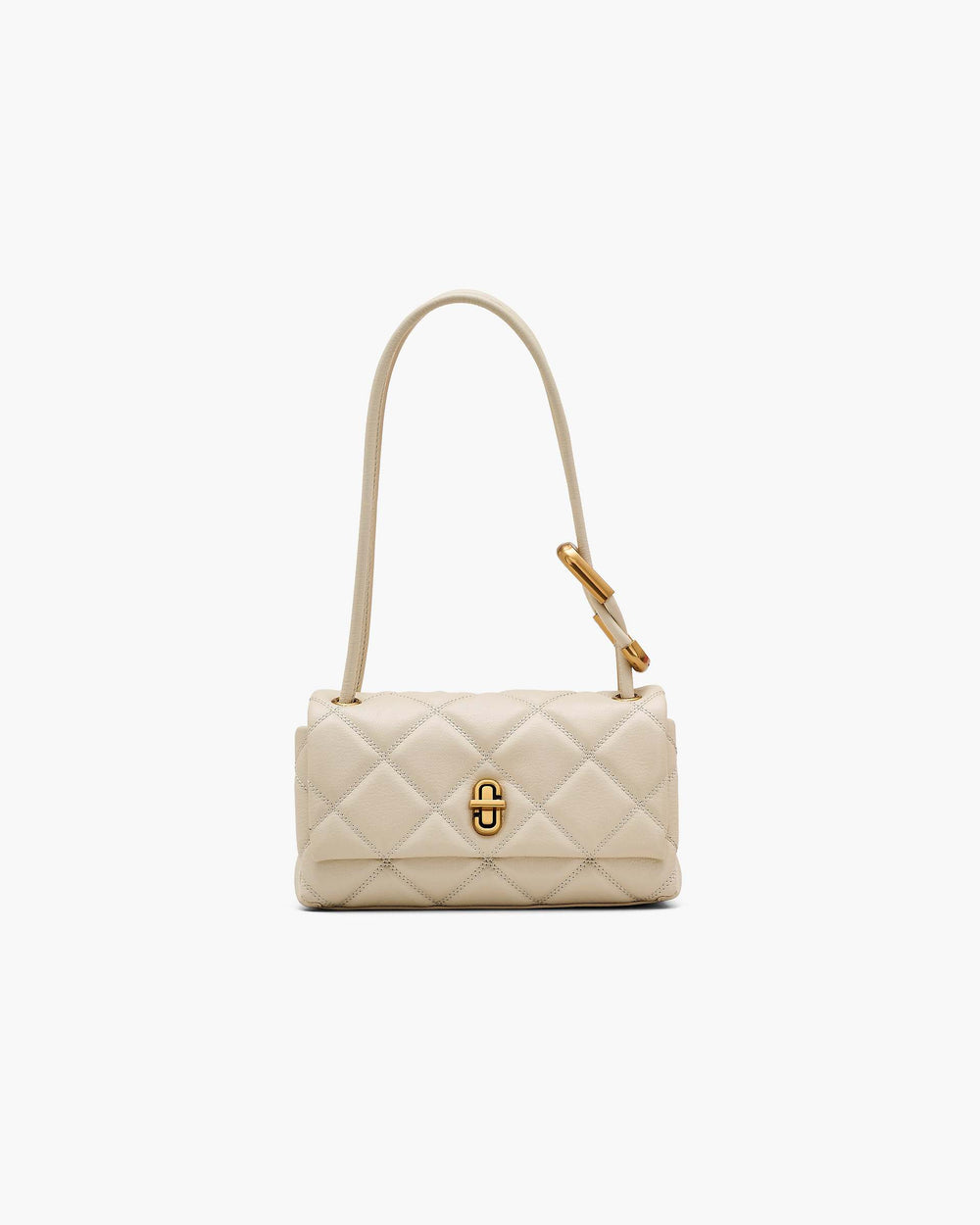 The Quilted Mini Dual Shoulder Bag - Cloud White|Cloud White | Marc Jacobs online