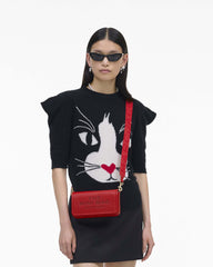 The Leather Mini Bag - True Red | Marc Jacobs online
