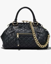 Re-Edition Quilted Leather Stam Bag - Black | Marc Jacobs for sale