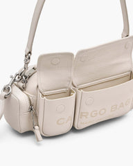 The Leather Cargo Bag - Cotton/Silver | Marc Jacobs US