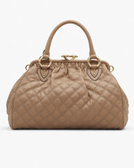 Re-Edition Quilted Leather Stam Bag - Camel | Marc Jacobs online