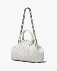 Re-Edition Quilted Leather Stam Bag - Cloud White | Marc Jacobs online