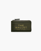 The Leather Top Zip Multi Wallet - Forest|Forest | Marc Jacobs online