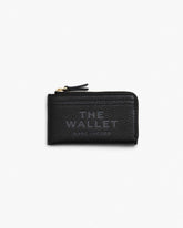 The Leather Top Zip Multi Wallet - Black|Black | Marc Jacobs discount