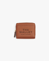 The Leather Mini Compact Wallet - Argan Oil|Argan Oil | Marc Jacobs on sale