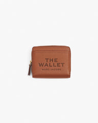 The Leather Mini Compact Wallet - Argan Oil|Argan Oil | Marc Jacobs on sale