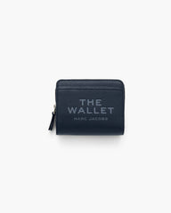 The Leather Mini Compact Wallet - Blue Sea|Blue Sea | Marc Jacobs online