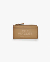 The Leather Top Zip Multi Wallet - Camel|Camel | Marc Jacobs online