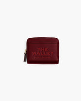The Leather Mini Compact Wallet - Cherry|Cherry | Marc Jacobs sale