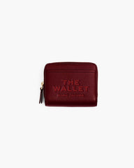 The Leather Mini Compact Wallet - Cherry|Cherry | Marc Jacobs sale
