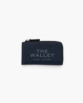 The Leather Top Zip Multi Wallet - Blue Sea|Blue Sea | Marc Jacobs on sale