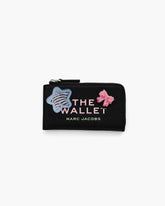 The Sticker Patch Top Zip Multi Wallet - Black Multi | Marc Jacobs discount