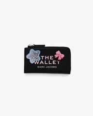 The Sticker Patch Top Zip Multi Wallet - Black Multi | Marc Jacobs discount