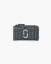 The Monogram Denim J Marc Top Zip Multi Wallet - Sun Faded Denim | Marc Jacobs sale
