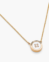 The Button Mother Of Pearl Necklace - Gold/Mop | Marc Jacobs sale