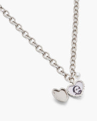 The Heart Balloon Locket - Light Antique Silver | Marc Jacobs US