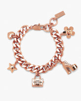 The Mini Icon Charm Bracelet - Antique Rose Gold | Marc Jacobs sale