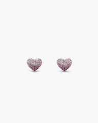 The Heart Balloon Pave Earrings - Silver/Rose | Marc Jacobs online