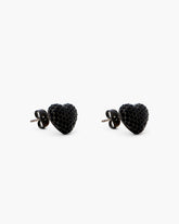 The Heart Balloon Pave Earrings - Black/Black Crystal | Marc Jacobs discount