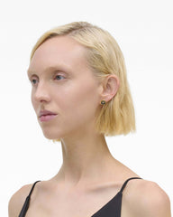 The Button Stud Earrings - Gold/Black | Marc Jacobs for sale