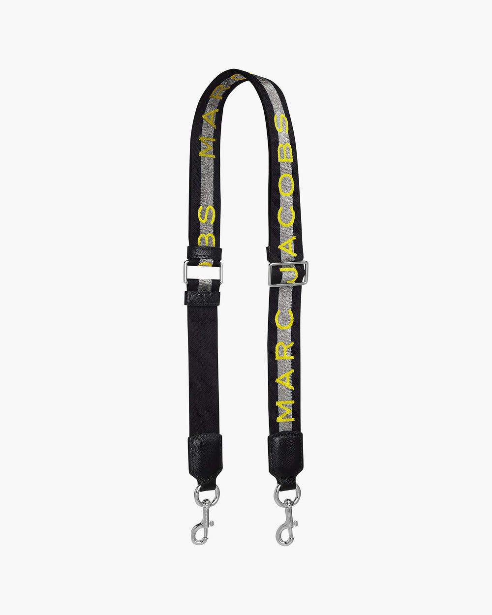 The Logo Webbing Strap Slim - Silver Multi/Silver | Marc Jacobs discount
