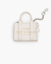 The Nano Tote Bag Charm - Cotton/Silver|Cotton/Silver | Marc Jacobs sale