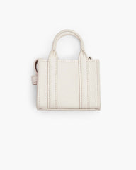 The Nano Tote Bag Charm - Cotton/Silver|Cotton/Silver | Marc Jacobs sale