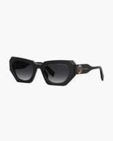 The J Marc Cat Eye Sunglasses - Black | Marc Jacobs on sale