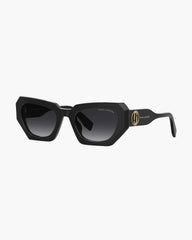 The J Marc Cat Eye Sunglasses - Black | Marc Jacobs on sale