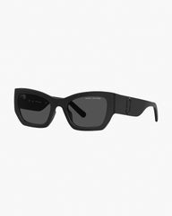 The J Marc Square Cat Eye Sunglasses - Black | Marc Jacobs on sale