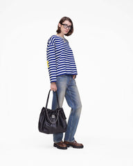 Daisy Striped Longsleeve - Pansy/White | Marc Jacobs on sale