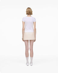 Charm Logo Shrunken Tee - White | Marc Jacobs discount