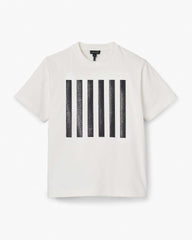 The Stripe Box Tee - White | Marc Jacobs for sale