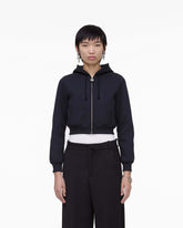 Charm Cropped Hoodie - Black | Marc Jacobs on sale