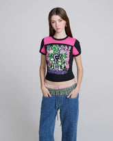 Do U Remember Panel Baby Tee - Black Multi | Marc Jacobs US