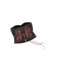 STRAPLESS BUSTIER - Brown | Marc Jacobs discount