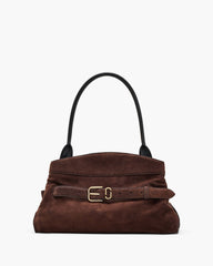 The Suede Dakota Satchel - Dark Brown | Marc Jacobs on sale