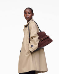 The Suede Dakota Satchel - Dark Brown | Marc Jacobs on sale