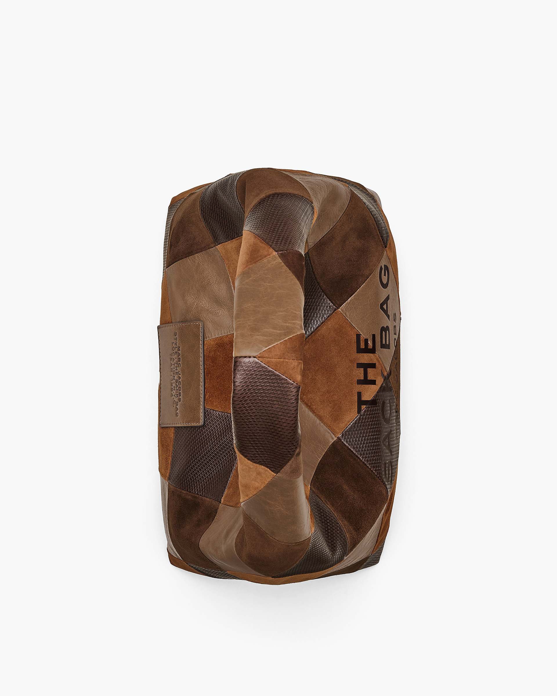 The Suede Patchwork Sack Bag - Brown Multi | Marc Jacobs online
