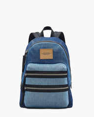 The Biker Colorblock Denim Large Backpack - Indigo Multi | Marc Jacobs on sale