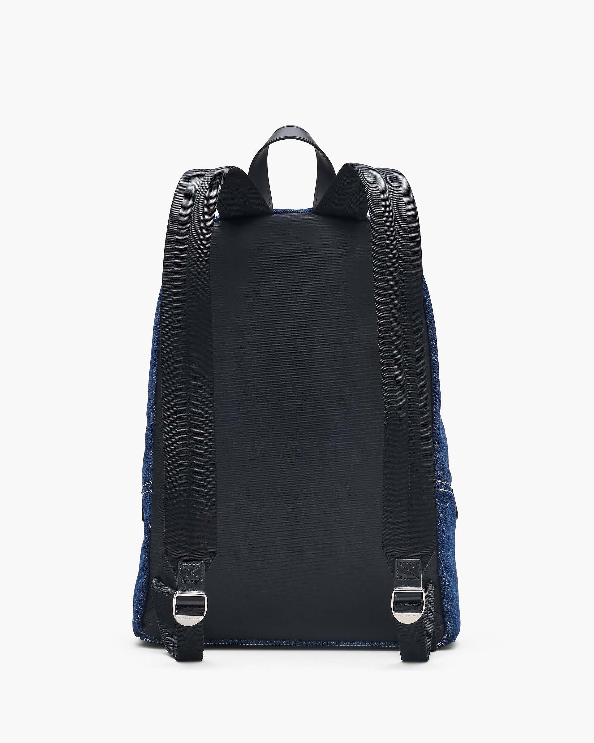 The Biker Colorblock Denim Large Backpack - Indigo Multi | Marc Jacobs on sale
