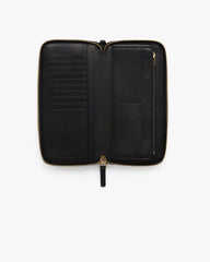 The Leather Continental Wallet - Black | Marc Jacobs US