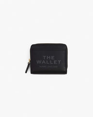 The Leather Mini Compact Wallet - Black|Black | Marc Jacobs online