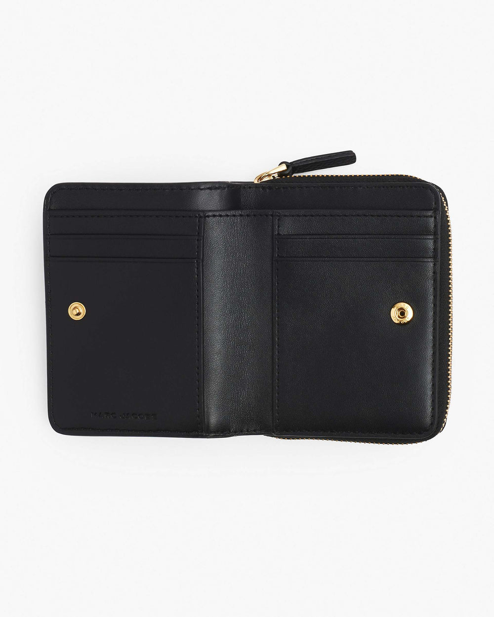 The Leather Mini Compact Wallet - Black|Black | Marc Jacobs online