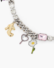 The Dollhouse Charm Necklace - Silver/Multi | Marc Jacobs online