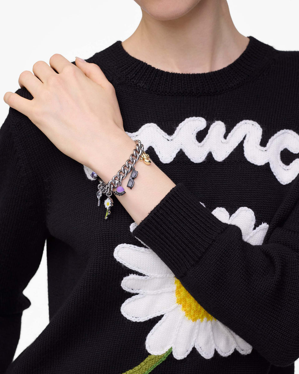 The Dollhouse Charm Bracelet - Silver/Multi | Marc Jacobs sale